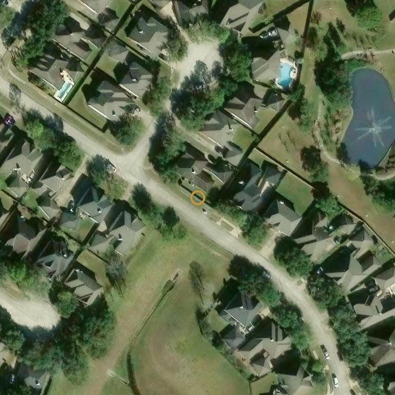 Aerial of 5531 Moss Meadow Ct, Sugar Land, TX 77479