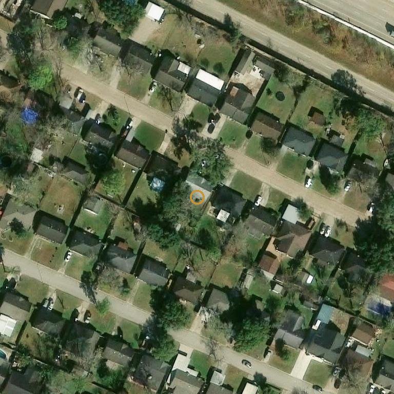 Aerial of 5617 Arthington Ave, Houston, TX 77053