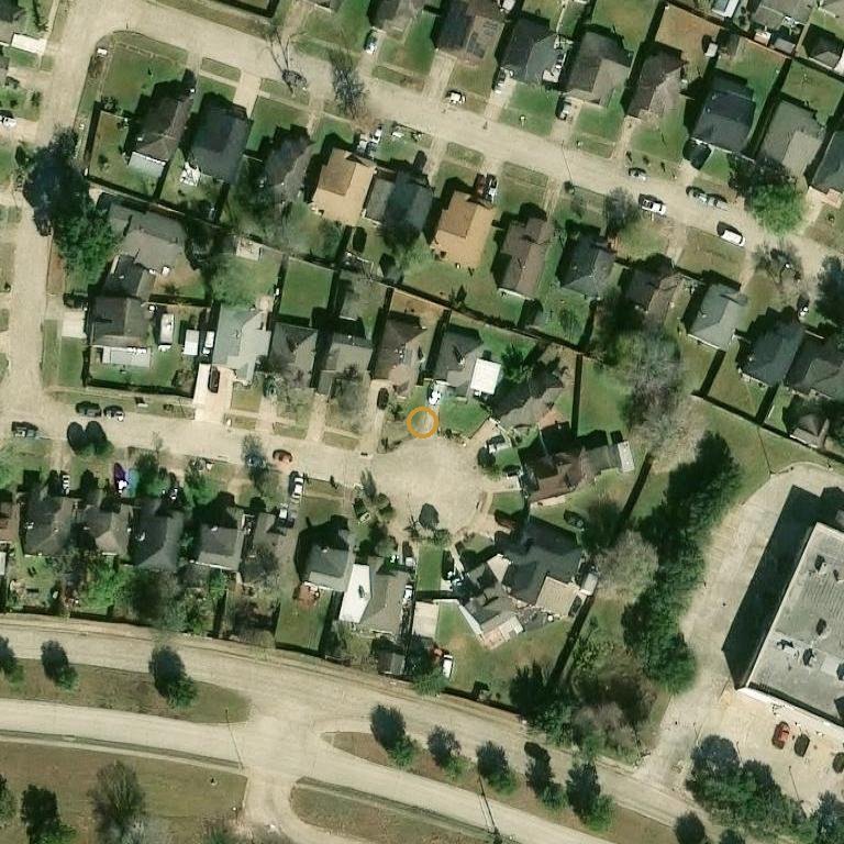 Aerial of 5618 Lycomb Dr, Houston, TX 77053