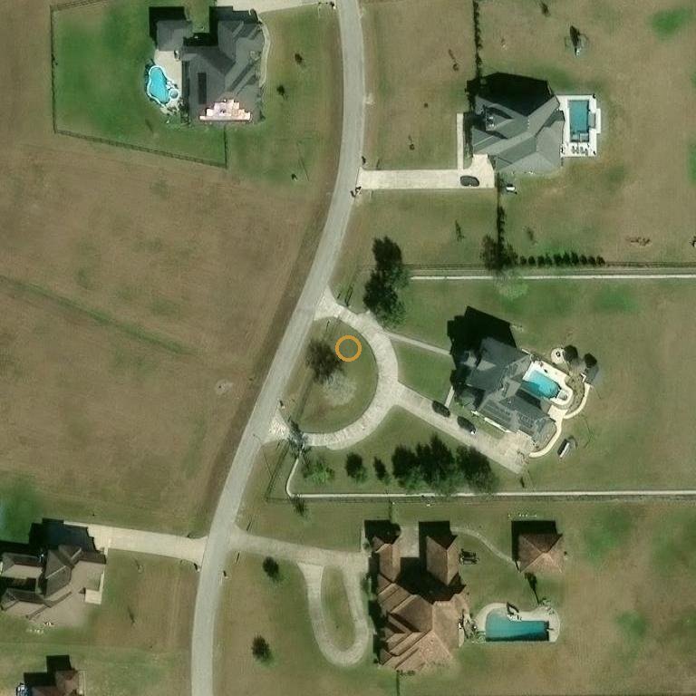 Aerial of 5819 Brazos Lakes Dr, Richmond, TX 77469