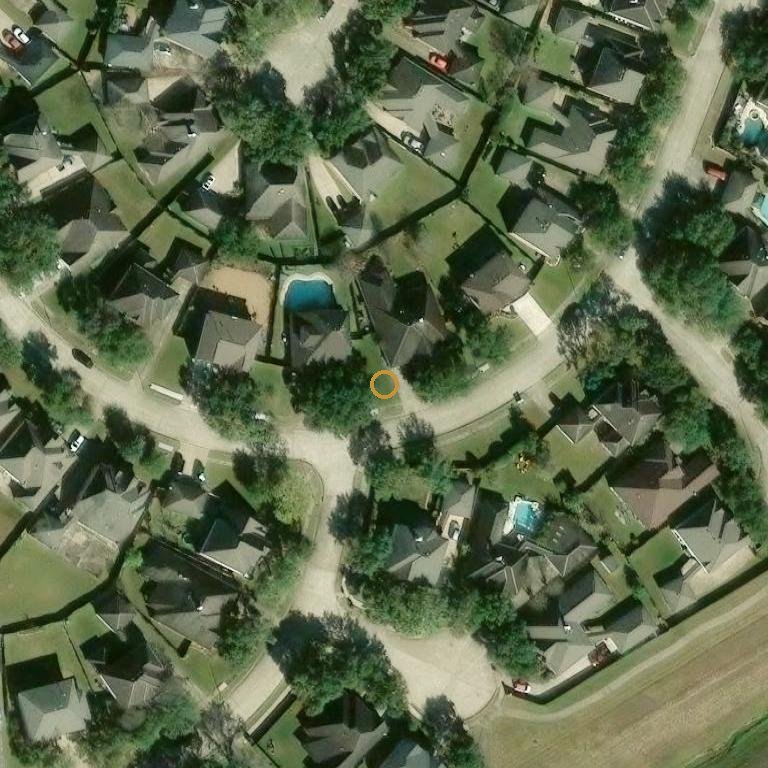 Aerial of 5823 Berkshire Ridge Dr, Sugar Land, TX 77479