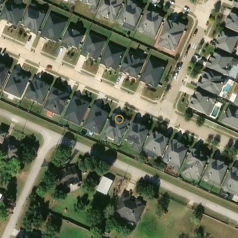 Aerial of 5826 Euclid Loop, Rosenberg, TX 77469