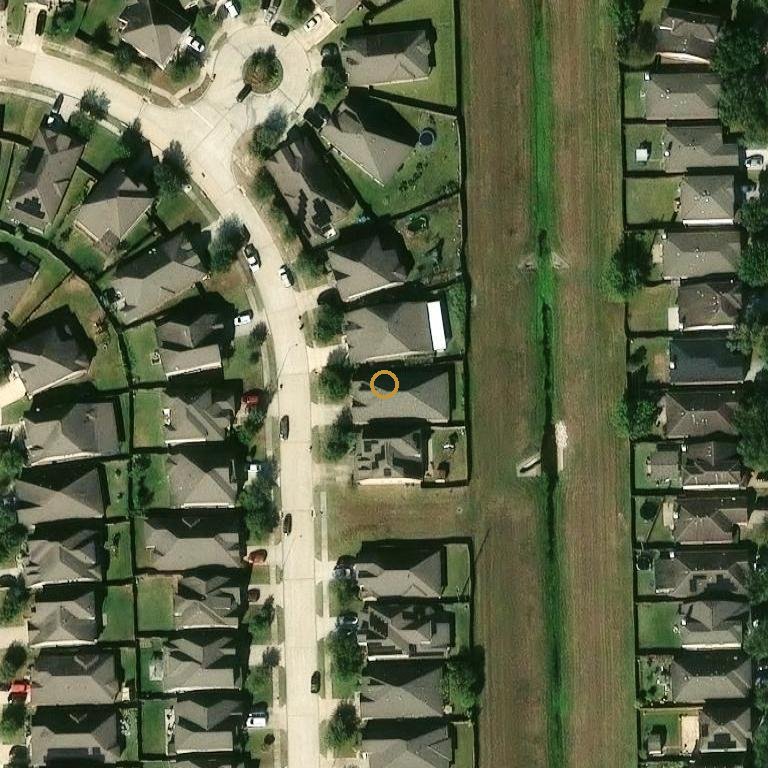 Aerial of 6018 Marble Bend Ln, Richmond, TX 77407
