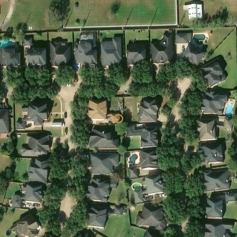 Aerial of 602 Summer Trace Ln, Richmond, TX 77406