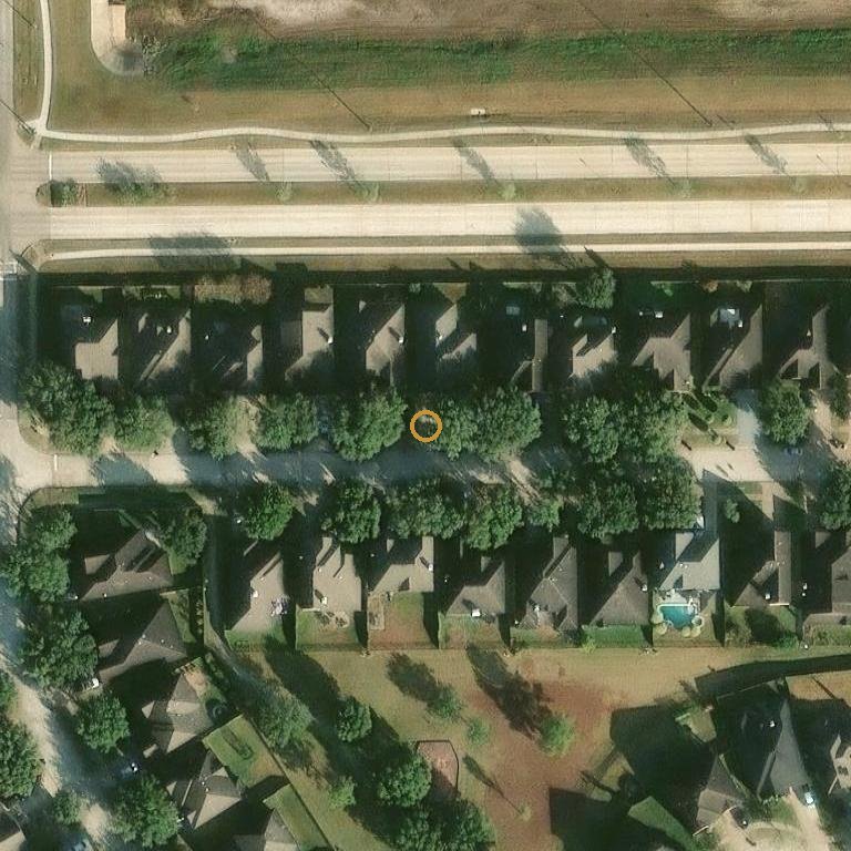Aerial of 6038 Wickshire Dr, Rosenberg, TX 77471