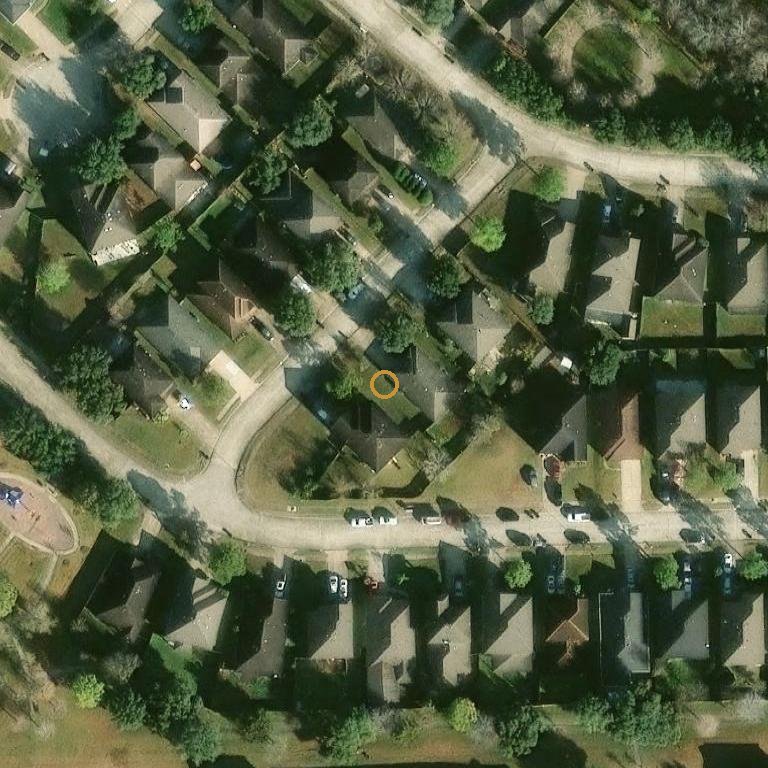 Aerial of 611 Hawthorne Pasture Rd, Rosenberg, TX 77471