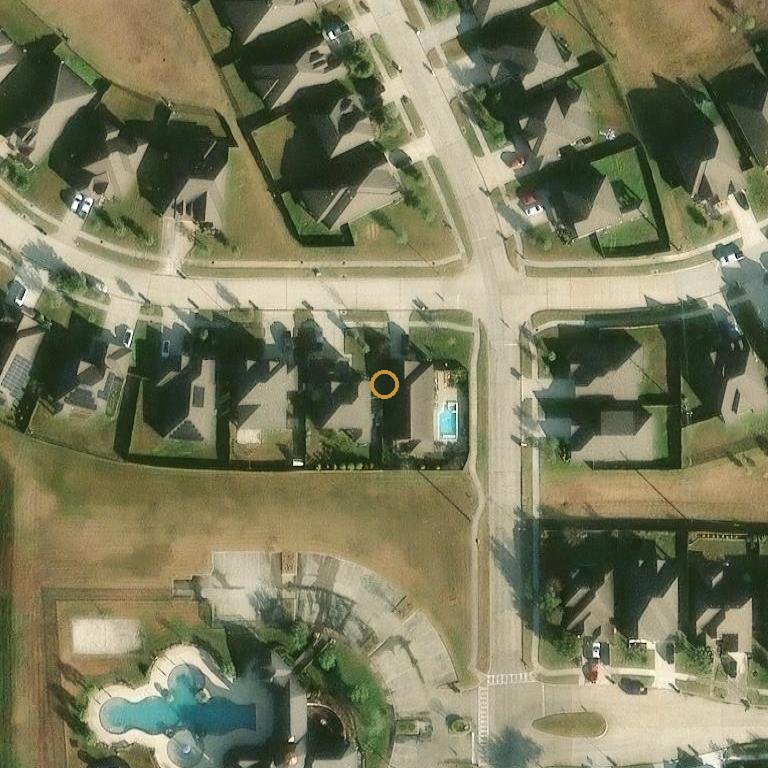 Aerial of 6130 Mason Way, Rosenberg, TX 77471