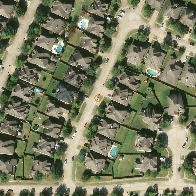 Aerial of 623 Valley Ridge Dr, Rosenberg, TX 77469