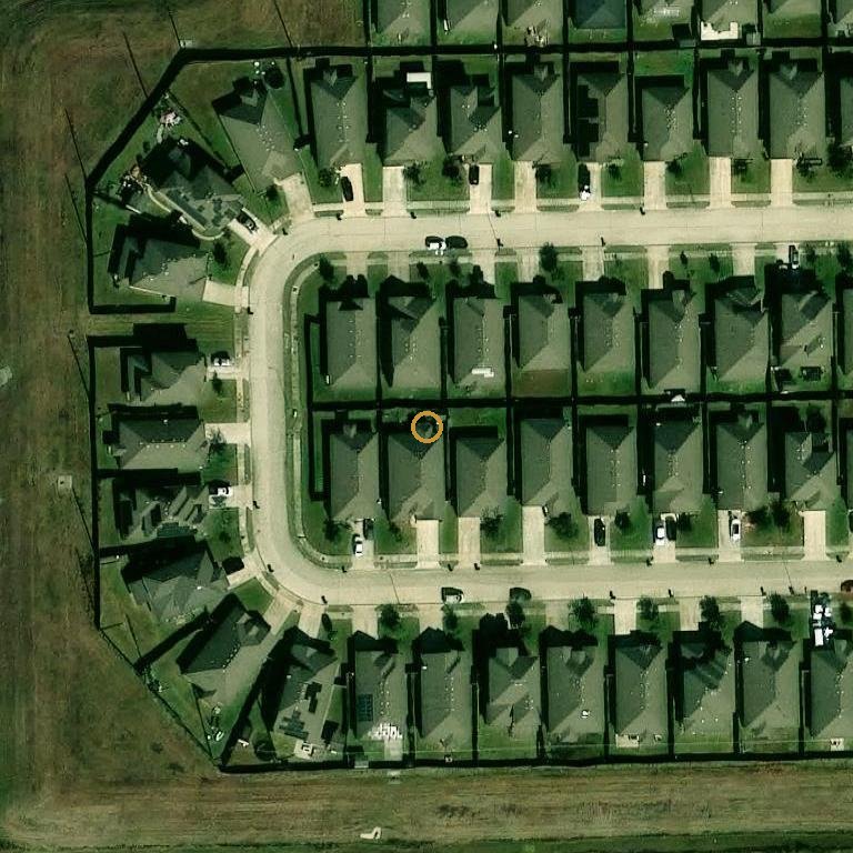 Aerial of 631 Autumn Flats Way, Rosharon, TX 77583