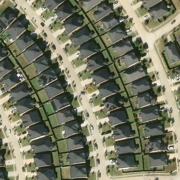 Aerial of 635 Round Lake Dr, Rosenberg, TX 77469