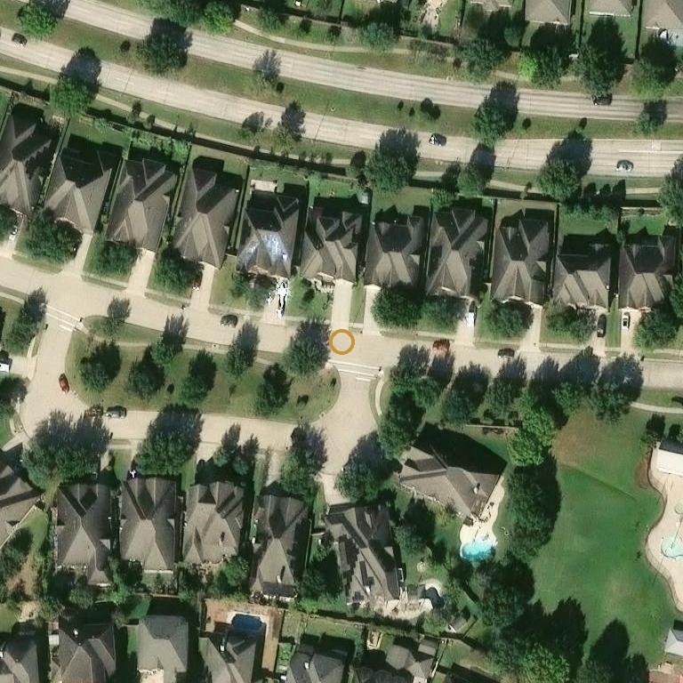 Aerial of 6413 Delta Crossing Ct, Rosenberg, TX 77471