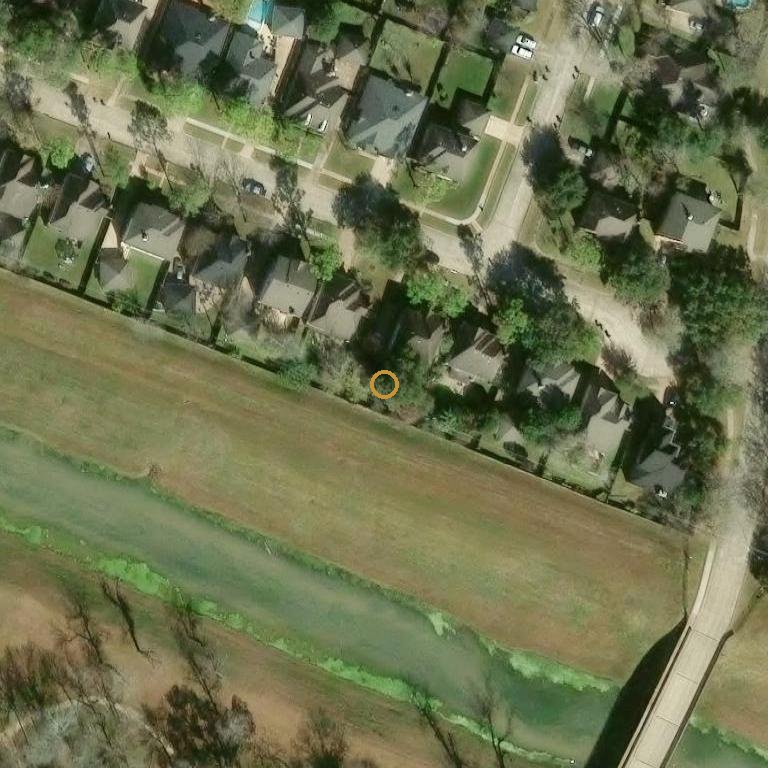 Aerial of 6806 Flowermound Dr, Sugar Land, TX 77479