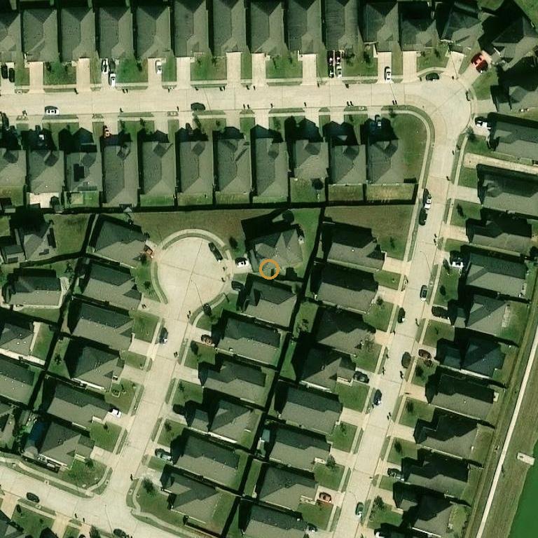 Aerial of 6807 Bardsdale Ct, Rosharon, TX 77583