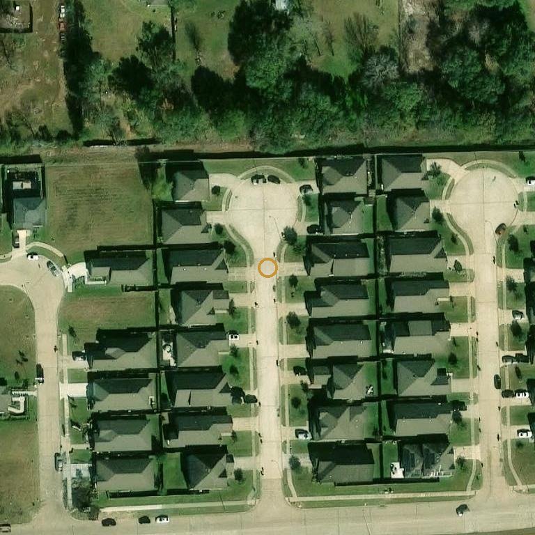 Aerial of 6923 Glenmoor Dr, Rosharon, TX 77583