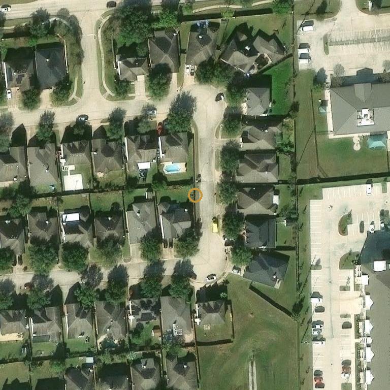 Aerial of 7022 Bossut Dr, Richmond, TX 77407