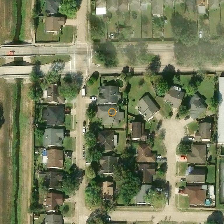 Aerial of 7022 San Pablo Dr, Houston, TX 77083
