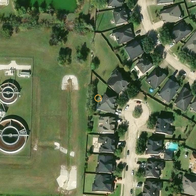 Aerial of 7102 Rocky Ridge Ln, Richmond, TX 77407