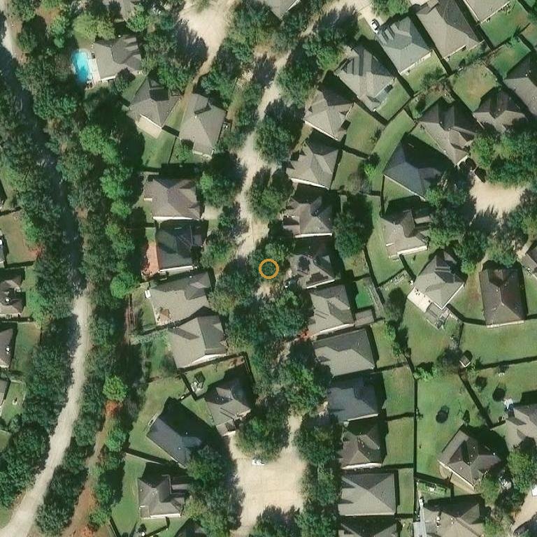 Aerial of 7107 Rambling Tree Ln, Richmond, TX 77407