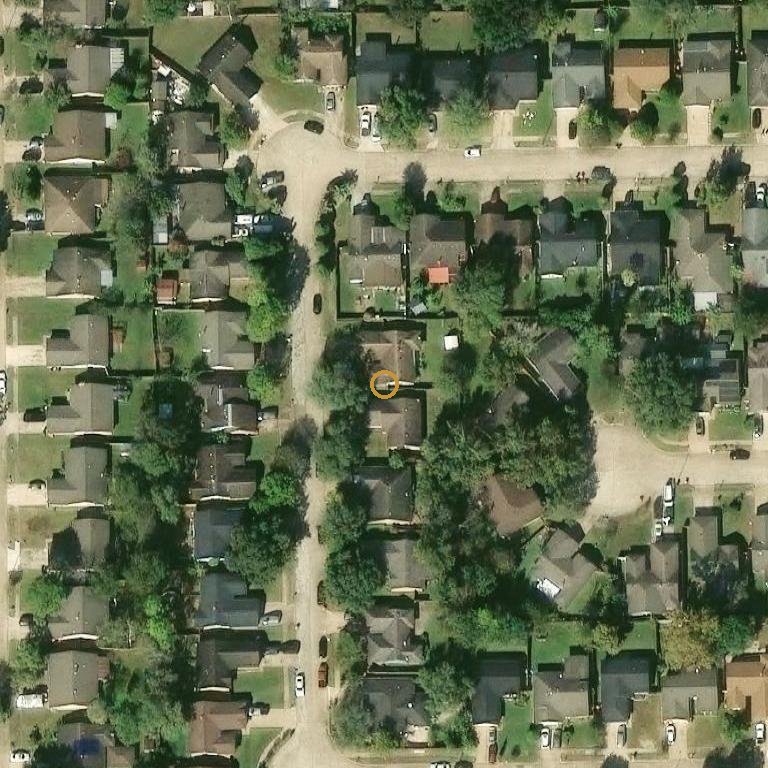Aerial of 7222 Arista Dr, Houston, TX 77083