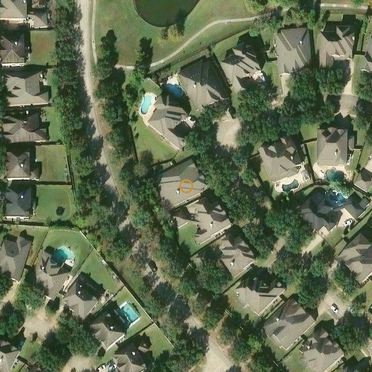 Aerial of 7418 Bright Lake Bend Ln, Richmond, TX 77407