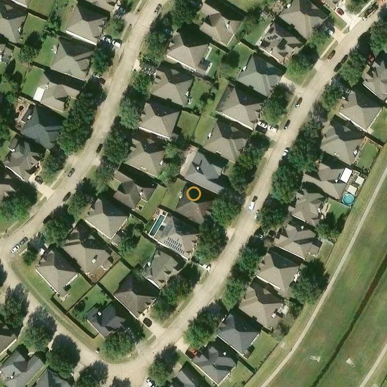 Aerial of 7614 Brighton Knolls Ln, Richmond, TX 77407