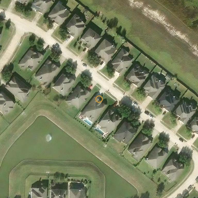 Aerial of 7622 Eastwood Lake Ln, Richmond, TX 77407