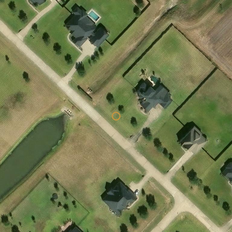 Aerial of 7811 Lake Meredith Dr, Needville, TX 77461