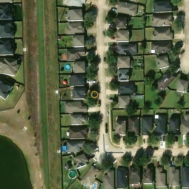 Aerial of 7910 Talladega Springs Ln, Richmond, TX 77407