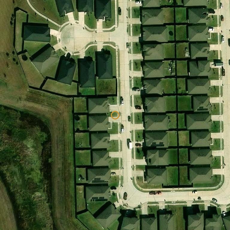Aerial of 7922 Brushwood Dr, Rosharon, TX 77583