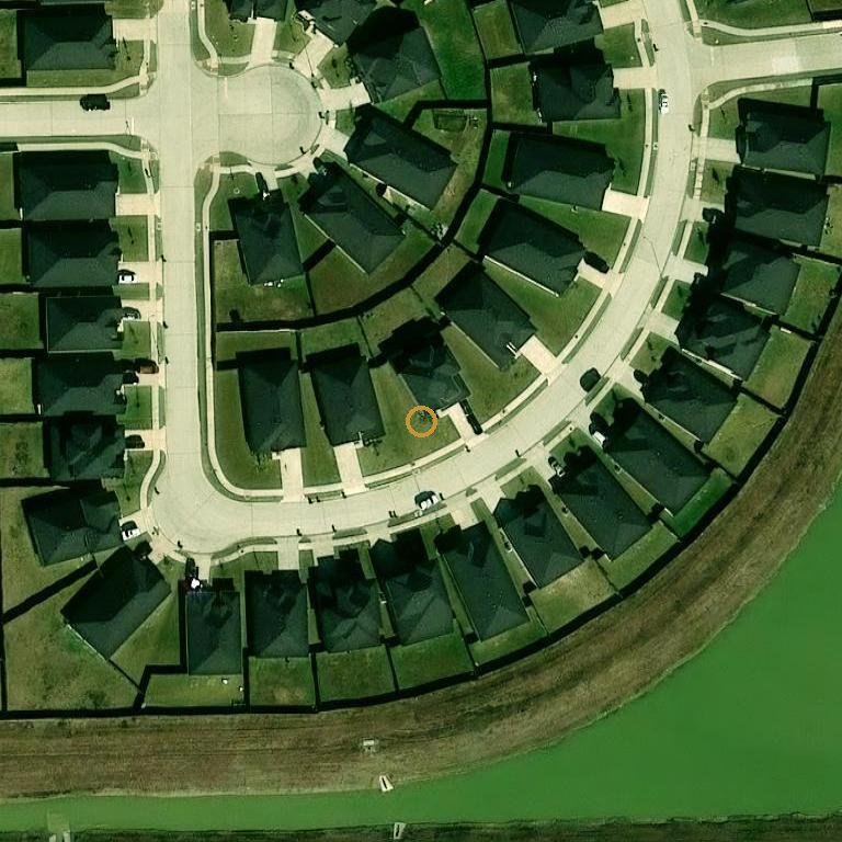 Aerial of 7954 Cattlewood Pass, Rosharon, TX 77583