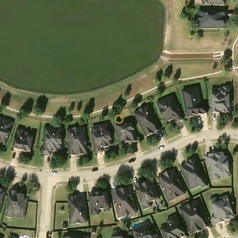 Aerial of 8023 Lake Commons Dr, Rosenberg, TX 77469