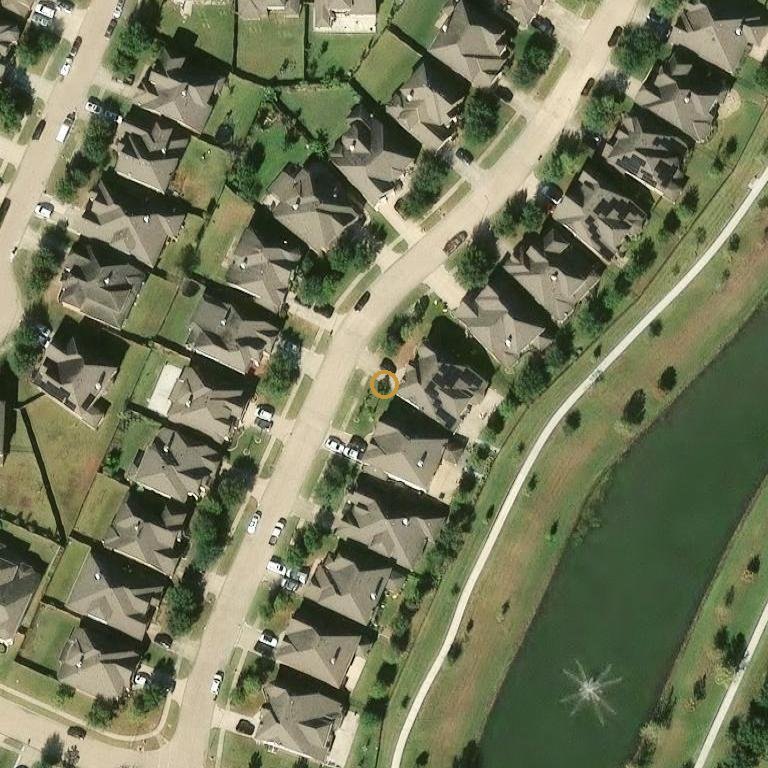 Aerial of 807 Valley Ridge Dr, Rosenberg, TX 77469