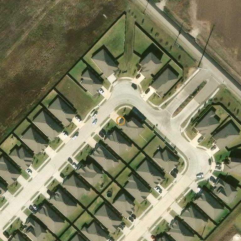 Aerial of 8107 High Meadow Ln, Richmond, TX 77469