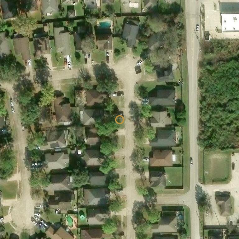 Aerial of 8107 Vista Del Sol Dr, Houston, TX 77083