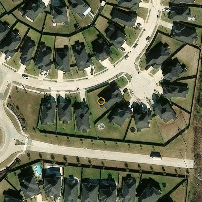Aerial of 8114 Royal Palm Ct, Fulshear, TX 77441
