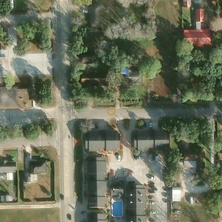 Aerial of 815 Brooks Ave, Rosenberg, TX 77471