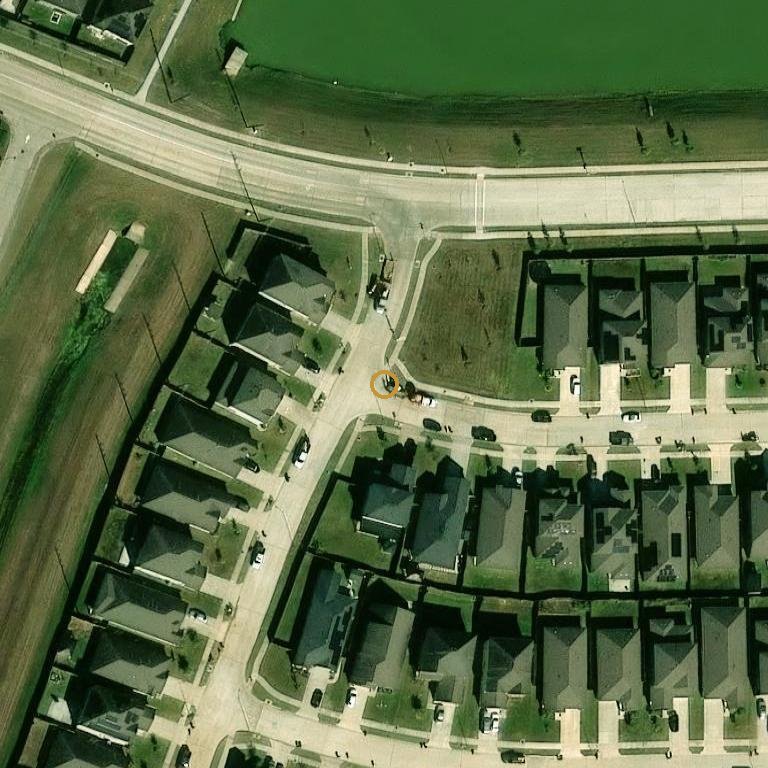 Aerial of 822 Barstow Dr, Rosharon, TX 77583