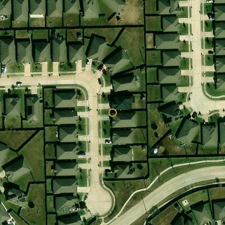 Aerial of 8303 Amaryllis Ct, Rosharon, TX 77583