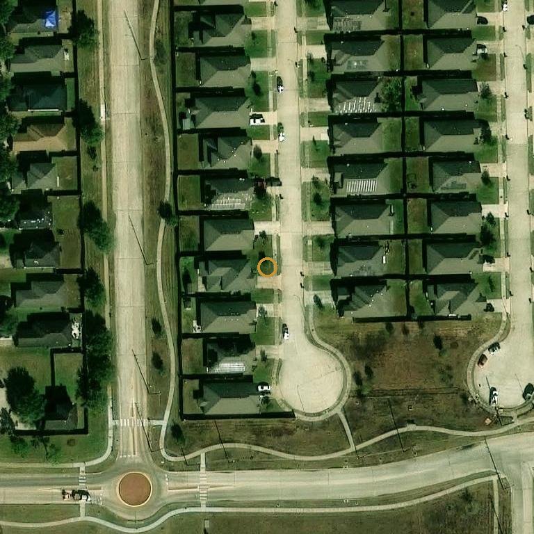 Aerial of 8310 Oakleaf Meadow Ct, Rosharon, TX 77583