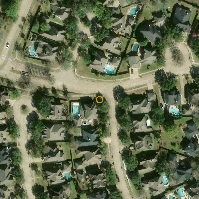 Aerial of 8311 Big Bend Dr, Sugar Land, TX 77479