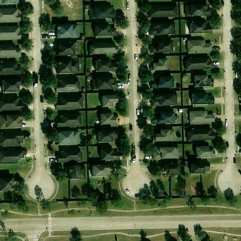 Aerial of 8318 Tartan Ct, Rosharon, TX 77583