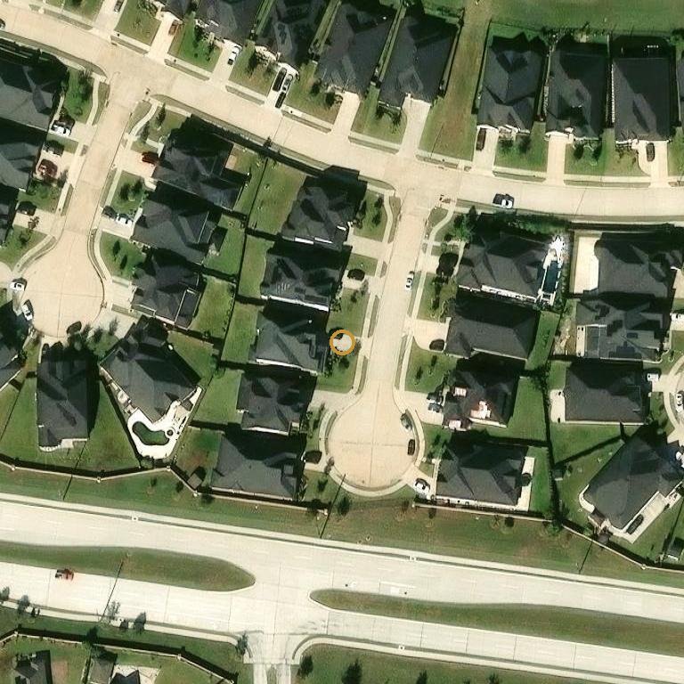 Aerial of 8511 Eliza Meadow Ct, Richmond, TX 77407