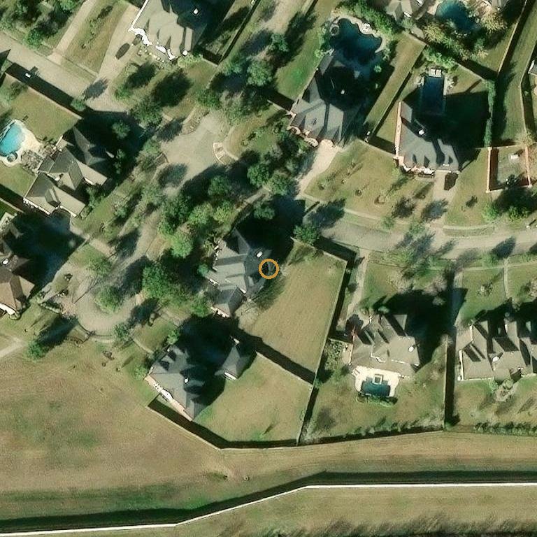 Aerial of 8514 Kelsey Pass, Missouri City, TX 77459
