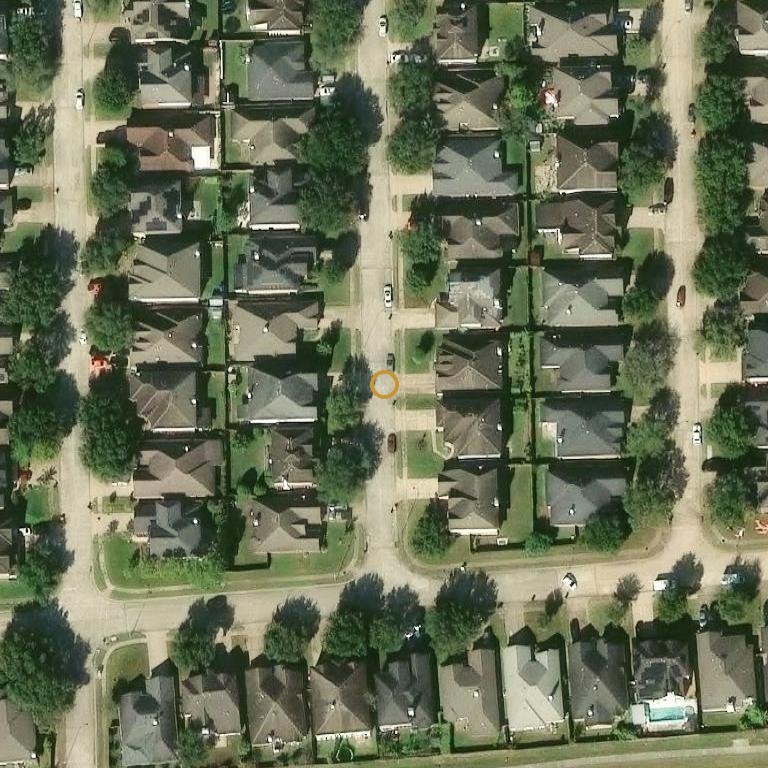 Aerial of 8519 Antietam Ln, Houston, TX 77083