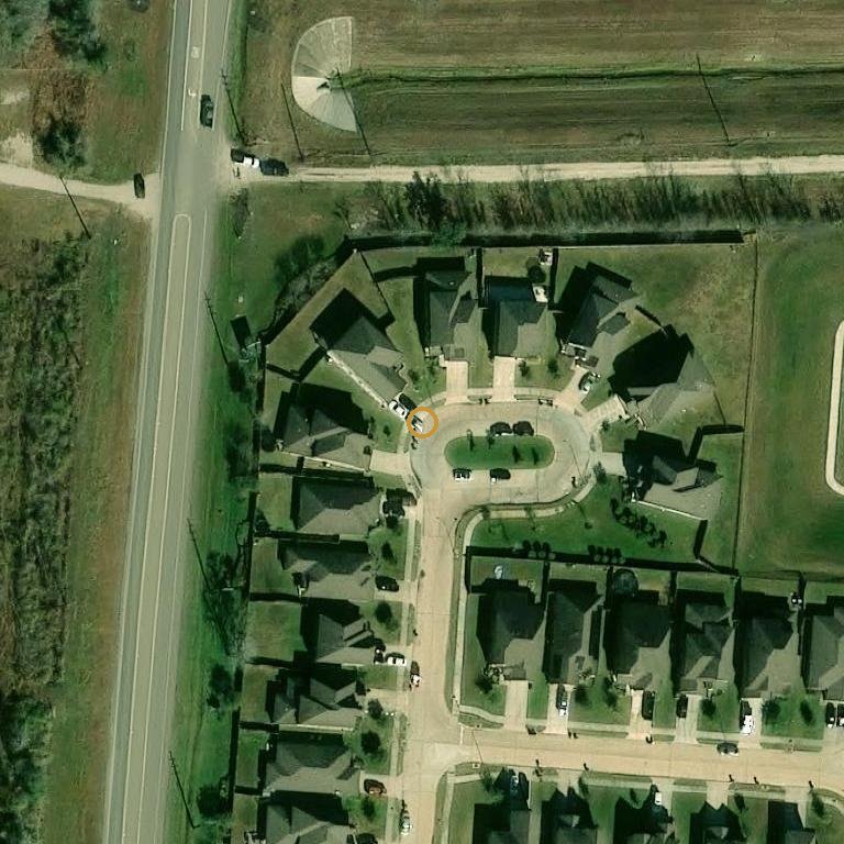 Aerial of 8706 Dairy Farm Trl, Rosharon, TX 77583