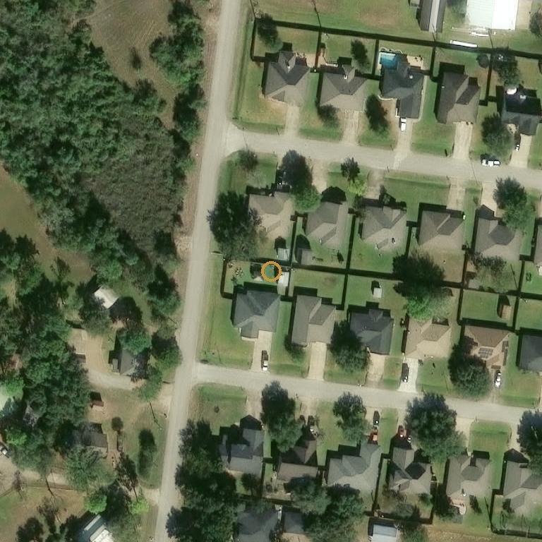 Aerial of 8714 Garrett St, Needville, TX 77461