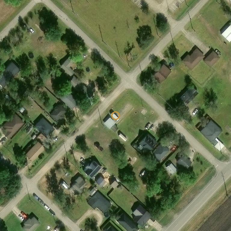 Aerial of 8907 Park St, Needville, TX 77461
