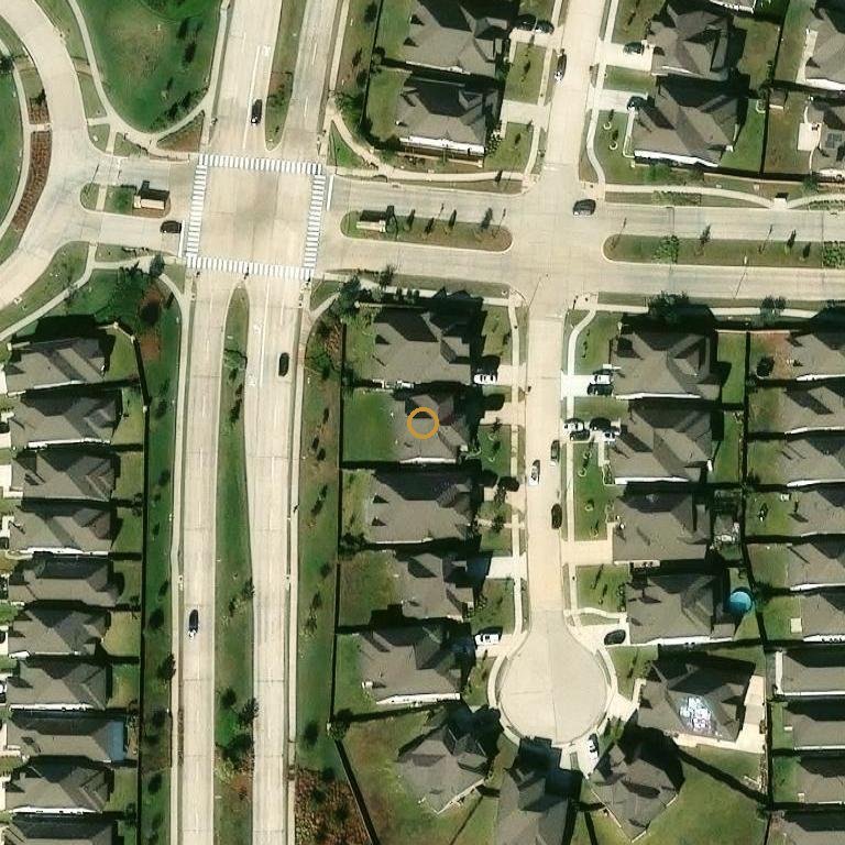 Aerial of 8918 Granary Gate Ln, Richmond, TX 77407