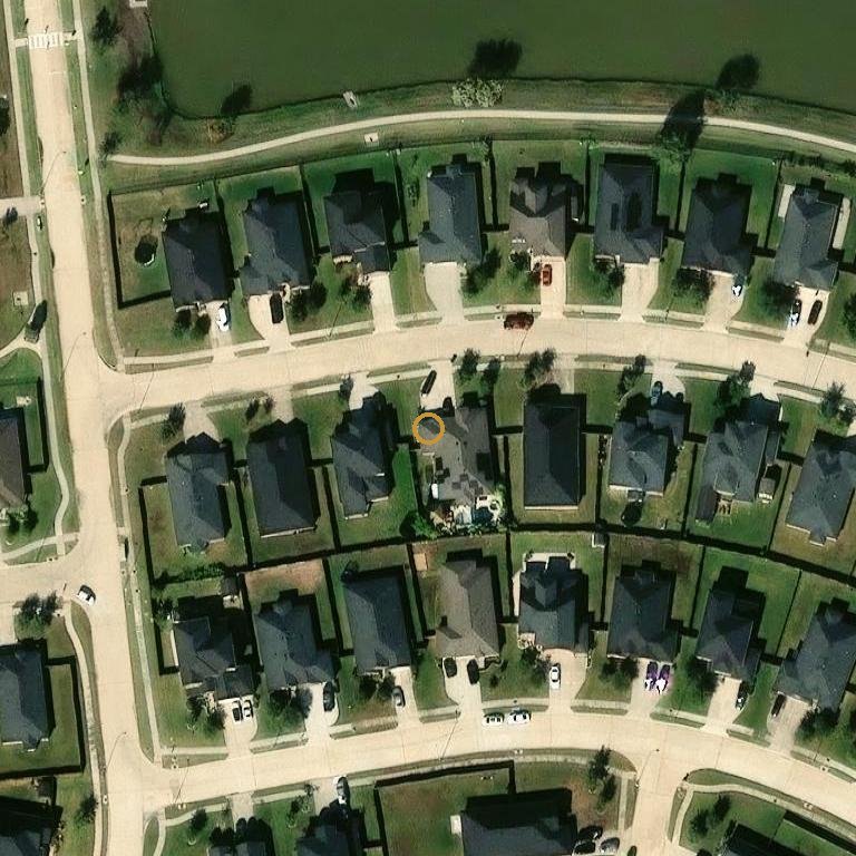 Aerial of 9022 Downing St, Rosenberg, TX 77469