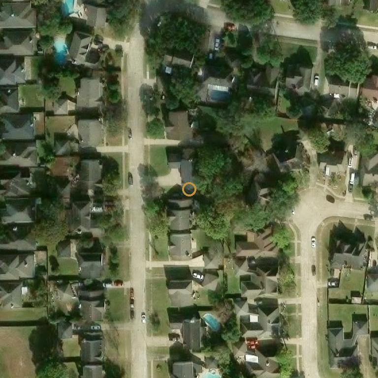 Aerial of 9107 Havencrest Dr, Houston, TX 77083